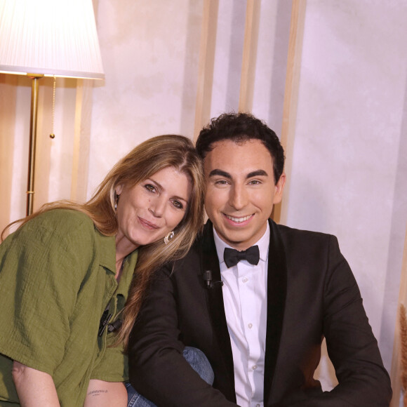 Exclusif - Jordan de Luxe et Aurore Aleman - Enregistrement de l'émission Chez Jordan présentée par Jordan de Luxe à Paris le 14 juin 2022. © Cédric Perrin/Bestimage 