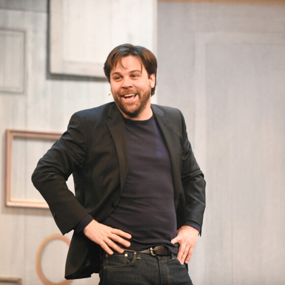 Arthur Jugnot - Filage de la pièce de théâtre "Moi Papa ?" au théâtre du Splendid à Paris, le 17 janvier 2018. © Coadic Guirec/Bestimage