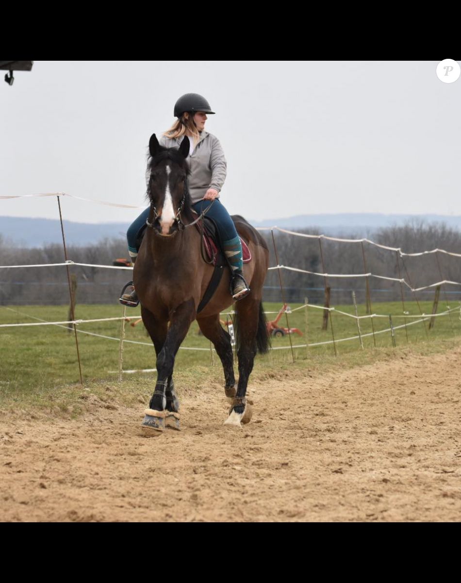 Camille Anguenot est une passionnée d'équitation