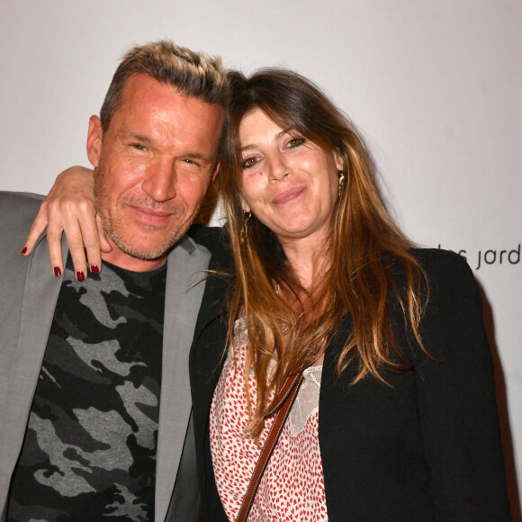 Benjamin Castaldi et femme Aurore lors de l'anniversaire (trois ans) de l'hôtel Les Jardins du Faubourg à Paris le 9 juin 2022.