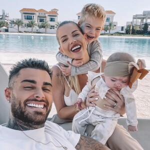 Jessica Thivenin et Thibault Garcia, stars de télé-réalité, forment une jolie famille avec leurs enfants Maylone et Leewane.