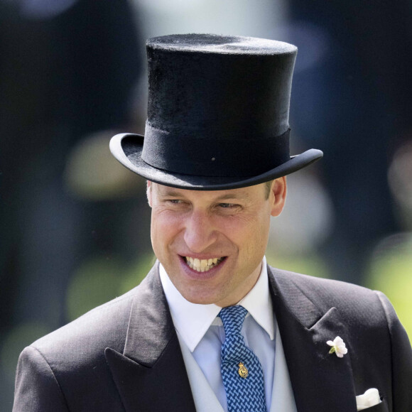 Le prince William, duc de Cambridge, lors du quatrième jour de la Royal Ascot 2022 à l'hippodrome d'Ascot dans le Berkshire, Royaume Uni, le 17 juin 2022.