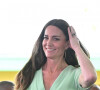Catherine (Kate) Middleton, duchesse de Cambridge, visite l'école primaire Sybil Strachan à Nassau aux Bahamas, le 25 mars 2022.