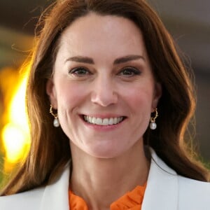 Catherine (Kate) Middleton, duchesse de Cambridge, visite à l'hôpital de Spanish Town le 23 mars 2022 à Spanish Town, en Jamaïque.