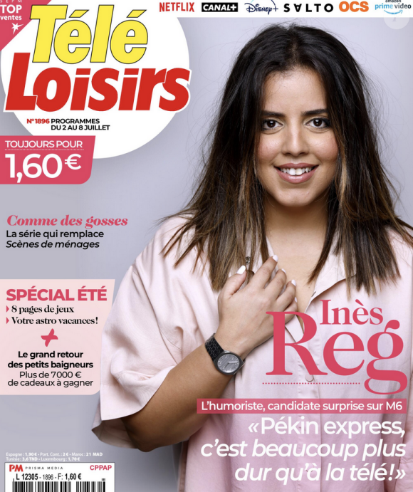 Couverture du dernier numéro de "Télé Loisirs" paru le 27 juin 2022