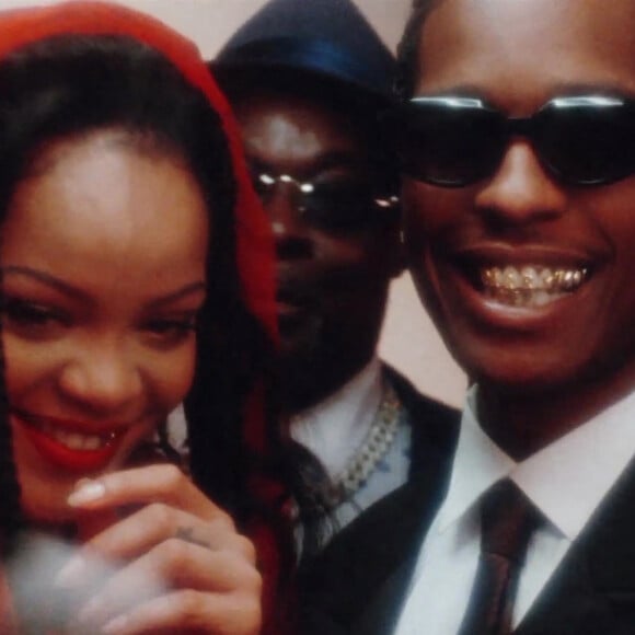 A$AP Rocky demande Rihanna en mariage dans son clip "DMB". Los Angeles. Le 5 mai 2022. 