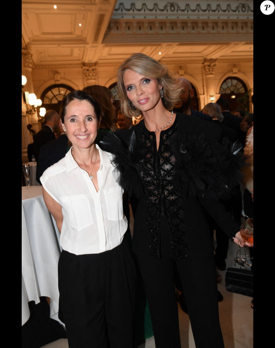 Alexia Laroche-Joubert, présidente du comité miss France, Sylvie Tellier lors du gala de l'association "Les bonnes fées" à l'InterContinental Paris le 14 juin 2022. © Rachid Bellak / Bestimage