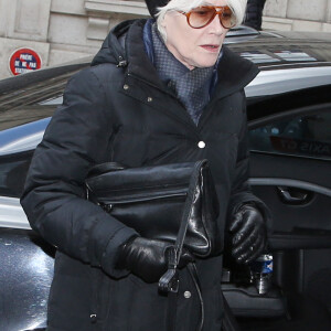 Exclusif - Françoise Hardy dans les rues de Paris le 11 Février 2016. 