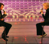 Jacques Dutronc en duo avec Françoise Hardy invités à l'émission de Michel Drucker à Paris en 2000.