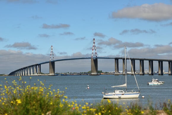 Photo du pont à haubans de Saint-Nazaire (Loire-Atlantique)