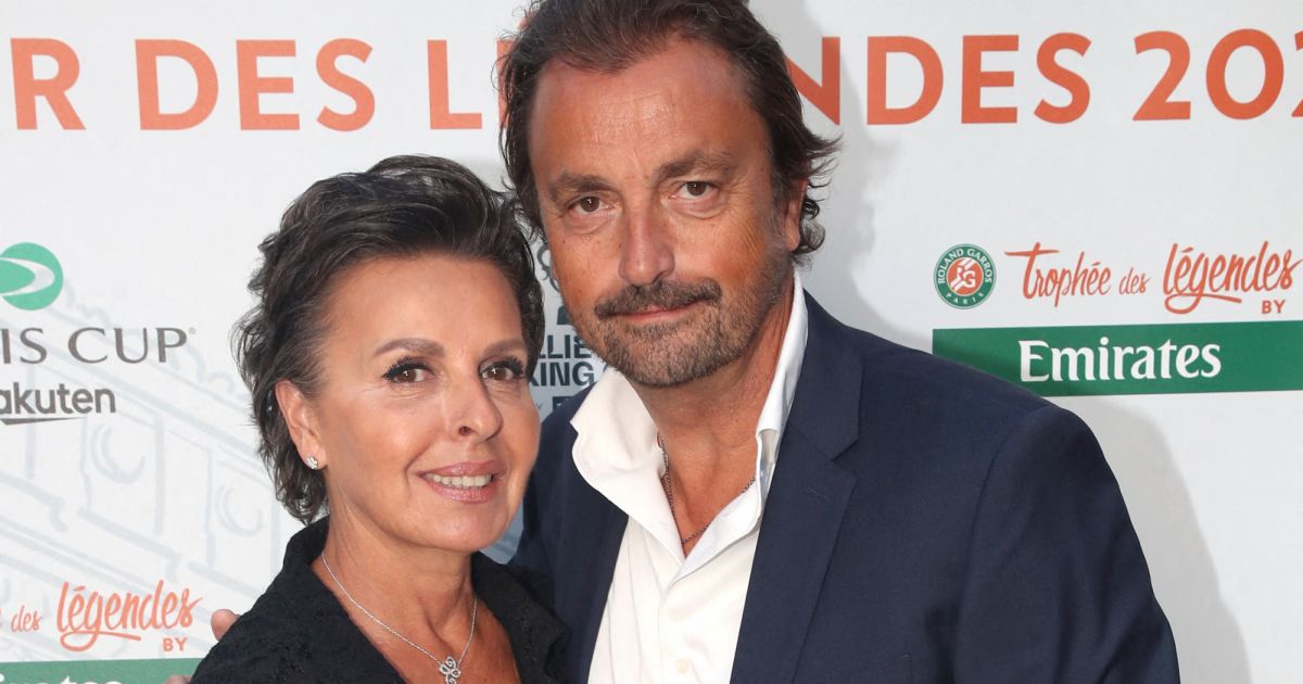 Semi-exclusif - Henri Leconte et sa femme Maia Leconte Valero au dîner ...