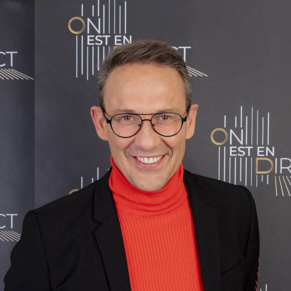 Exclusif - Julien Courbet (RTL) - Backstage de l'enregistrement de l'émission "On Est En Direct" (OEED), Spéciale 100 ans de la radio, présentée par L.Ruquier, diffusée sur France 2 le 8 mai © Jack Tribeca / Bestimage