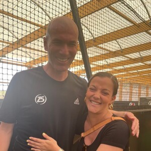 Camille Lellouche et Zinedine Zidane sur Instagram. Le 22 mai 2022.