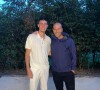 Zinedine Zidane et son fils Elyaz.