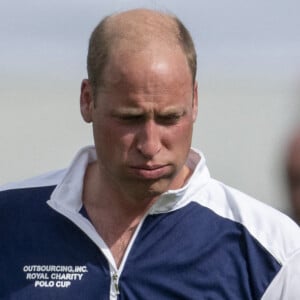 Le prince William et Kate Middleton - Match de polo caritatif Out-Sourcing Inc au Guards Polo Club, Smiths Lawn à Windsor, le 6 juillet 2022.