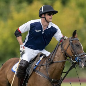 Le prince William - Match de polo caritatif Out-Sourcing Inc au Guards Polo Club, Smiths Lawn à Windsor, le 6 juillet 2022.