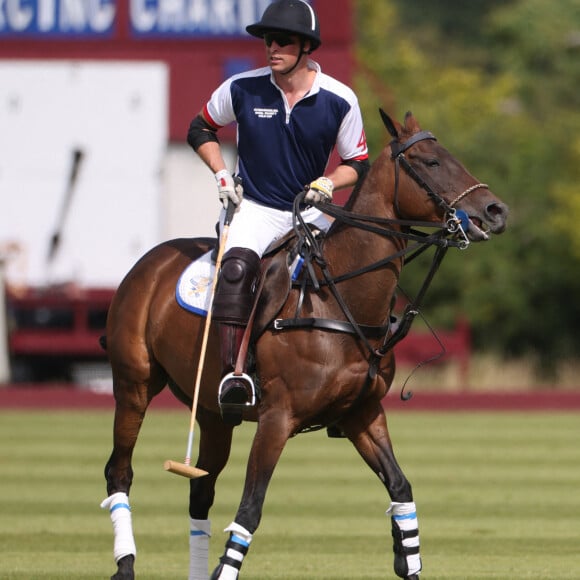 Le prince William et Kate Middleton - Match de polo caritatif Out-Sourcing Inc au Guards Polo Club, Smiths Lawn à Windsor, le 6 juillet 2022.