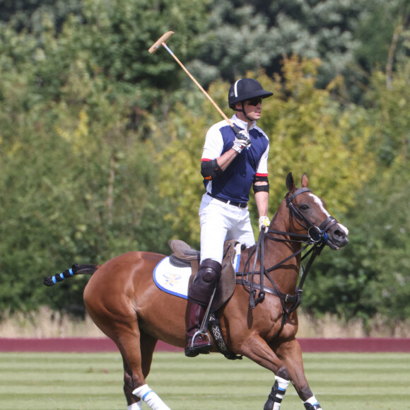 Le prince William - Match de polo caritatif Out-Sourcing Inc au Guards Polo Club, Smiths Lawn à Windsor, le 6 juillet 2022.