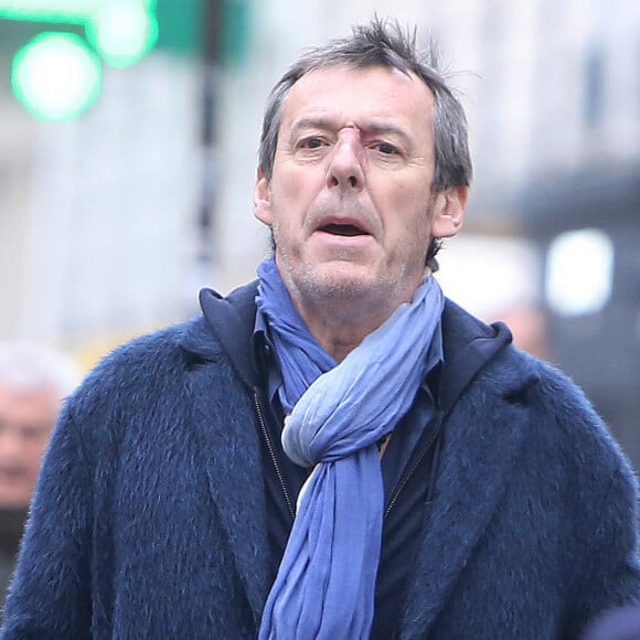 Jean-Luc Reichmann - Arrivées aux obsèques de Michou en l'église Saint-Jean de Montmartre à Paris. Le 31 janvier 2020 © Panoramic / Bestimage