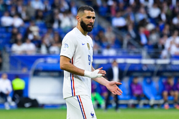 Karim Benzema ( 19 - France ) - - Match de la 4ème journée de la Ligue des Nations entre la France et la Croatie au Stade de France à Saint-Denis le 13 juin 2022.