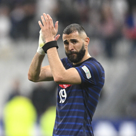 Karim Benzema (France) lors du match de Ligue des nations opposant la France au Danemark au stade de France, à Saint-Denis, Seine, Saint-Denis, France, le 3 juin 2022. Le Danemark a gagné 2-1. © Jean-Baptiste Autissier/Panoramic/Bestimage