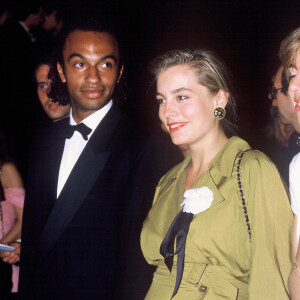 Manu Katché et Sophie Duez au Festival de Cannes en 1988.


