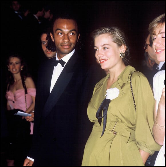 Manu Katché et Sophie Duez au Festival de Cannes en 1988.