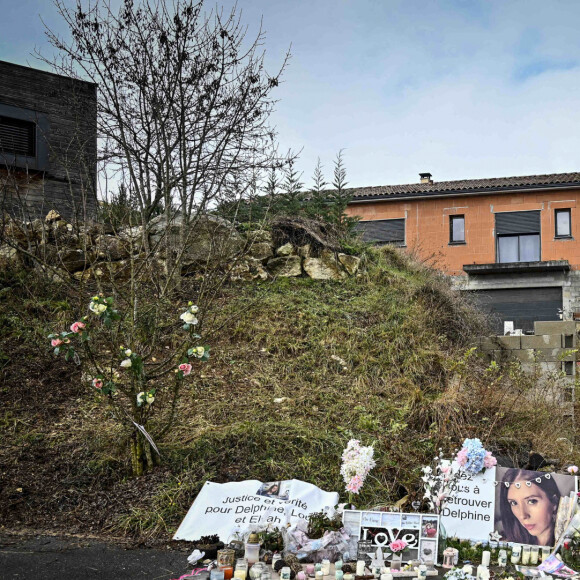 Vue générale de la maison de Delphine Jubillar à Cagnac-Les-Mines, France, le 8 janvier 2022. © Thierry Breton/Panoramic/Bestimage