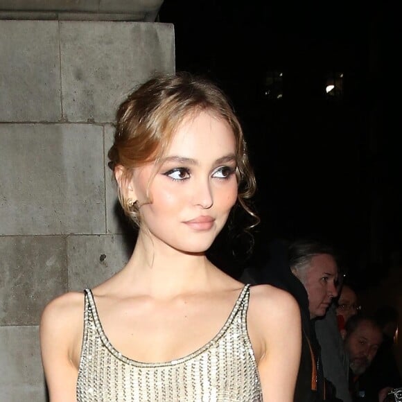 Lily-Rose Depp - Charles Finch & CHANEL Pre-BAFTA Party à Londres le 1er février 2020. 