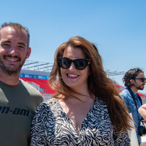 Marlène Schiappa, secrétaire d'Etat, chargée de l'Économie sociale et solidaire et de la Vie associative - Deuxième édition du challenge caritatif "Talon Pointe Saison 2 / Can-Am" sur le circuit Paul Ricard au Castellet, France, le 9 juillet 2022. © Patrick Carpentier/Bestimage 