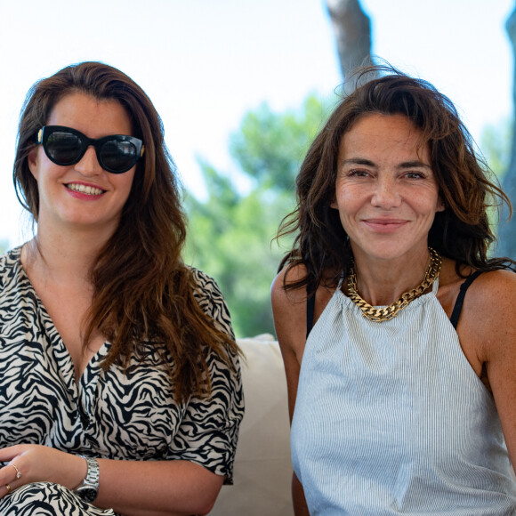 Sandra Sisley et Marlène Schiappa, secrétaire d'Etat, chargée de l'Économie sociale et solidaire et de la Vie associative - Deuxième édition du challenge caritatif "Talon Pointe Saison 2 / Can-Am" sur le circuit Paul Ricard au Castellet, France. © Patrick Carpentier/Bestimage 