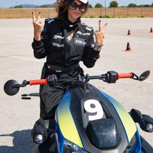 Sandra Sisley - Deuxième édition du challenge caritatif "Talon Pointe Saison 2 / Can-Am" sur le circuit Paul Ricard au Castellet, France, le 8 juillet 2022. © Patrick Carpentier/Bestimage 