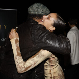 Joalukas Noah avec son père Yannick Noah lors de la soirée d'anniversaire de Joalukas Noah, fils de Yannick Noah et Isabelle Camus, pour ses 18 ans à Paris le 10 juin 2022. © Cyril Moreau / Bestimage 