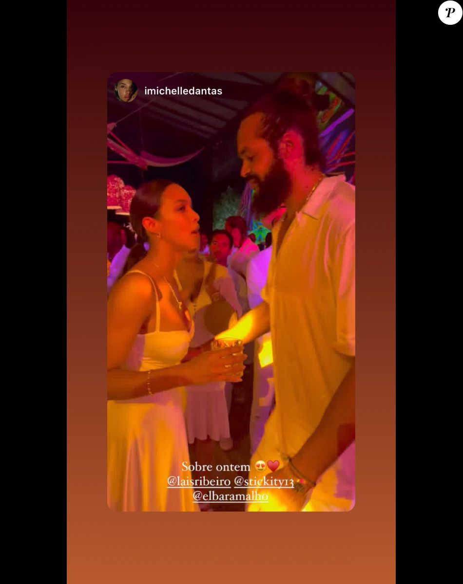 Fête en blanc pour le mariage de Joakim Noah et Lais Ribeiro.
