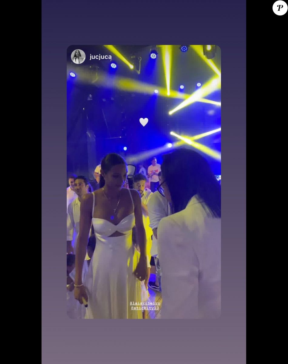 Fête en blanc pour le mariage de Joakim Noah et Lais Ribeiro.
