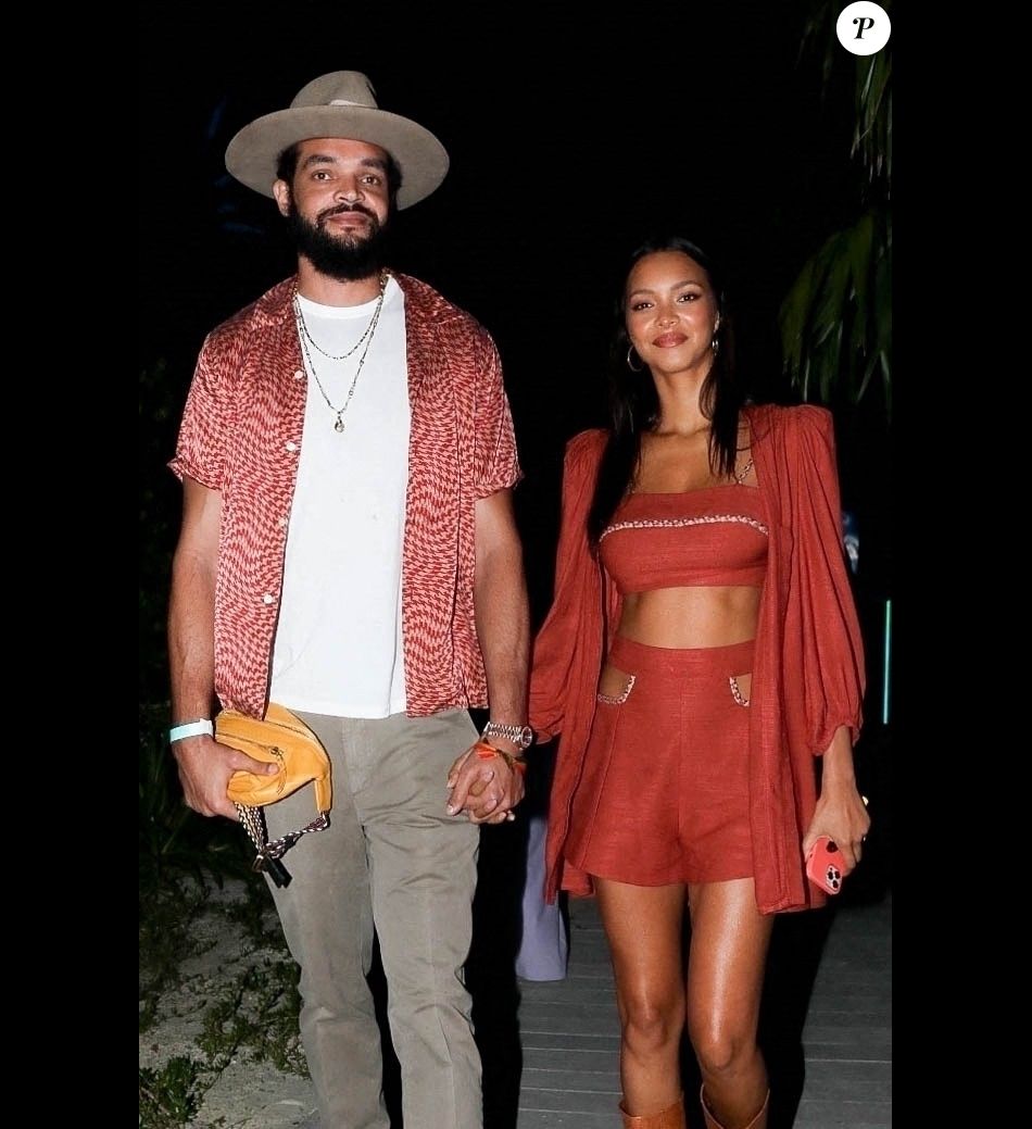 Lais Ribeiro et son fiancé Joakim Noah se rendent à la soirée Art Basel