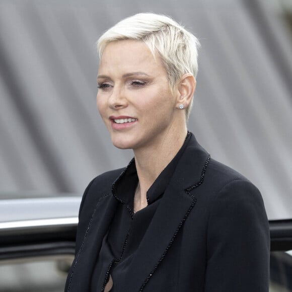 La princesse Charlene de Monaco - Le prince Albert II de Monaco inaugure l'exposition l'exposition "Sailing the Sea of Science, Scientist and explorer. Prince Albert Ier and the early norwegian exploration of Svalbard " au Fram Museum à Oslo le 22 juin 2022.