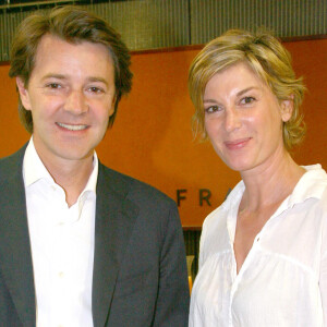 François Baroin et Michèle Laroque au tournoi de Roland Garros en 2009