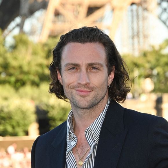 Aaron Taylor-Johnson - Photocall du film "Bullet Train" sur le bateau-mouche "L'Excellence" au Port Debilly à Paris. Le 16 juillet 2022 © Coadic Guirec / Bestimage 