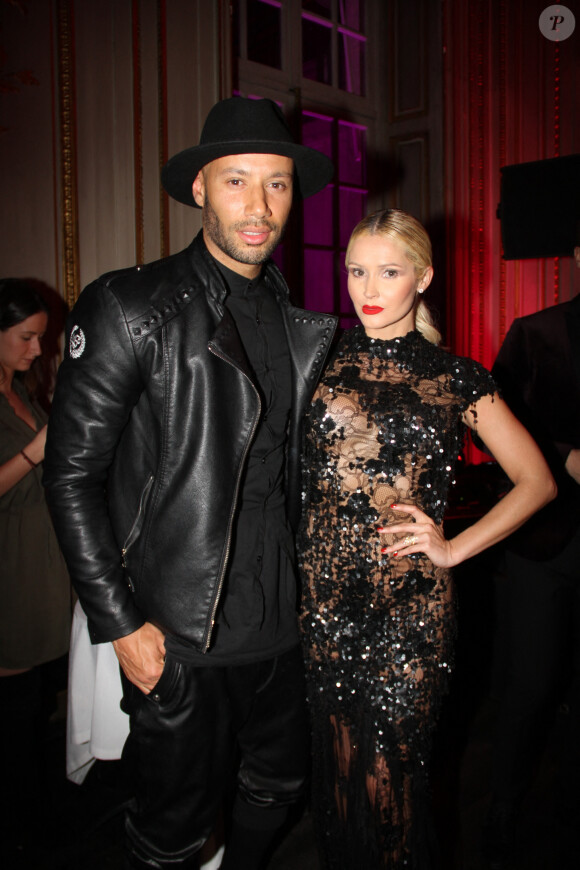 Tatiana-Laurens Delarue et Xavier Delarue - Couture Ball by Langman Events" Closing Fashion week en Présence de Madame A. Laffont aux platines au Mona Bismarck American Center à Paris , le 26 janvier 2018. © Philippe Baldini/Bestimage