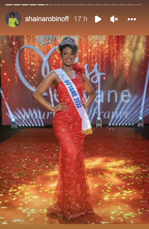 Shaina Robin a été élue Miss Guyane 2022 - Instagram