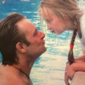 Photo Instagram d'Emma Smet et son papa David Hallyday