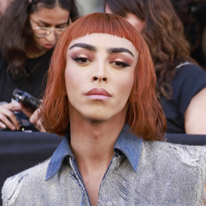 Bilal Hassani - Arrivées au défilé de mode Haute-Couture automne-hiver 2022-2023 "Jean Paul Gaultier" à Paris. © Christophe Aubert via Bestimage 