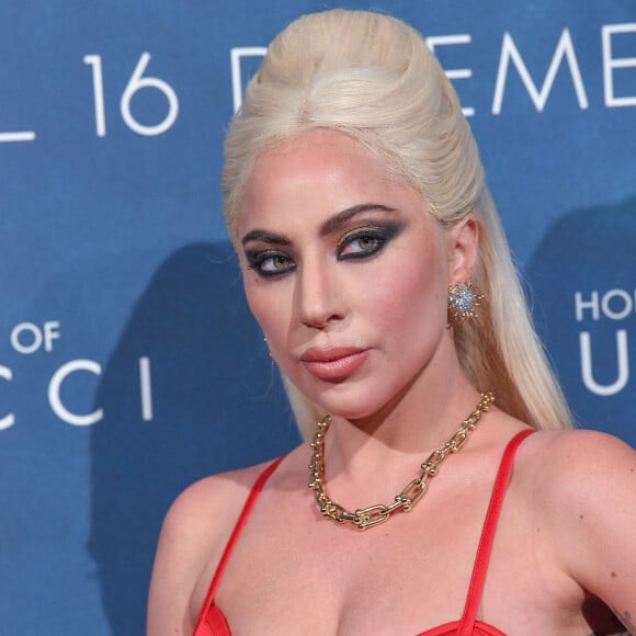 Lady Gaga à la première du film "House of Gucci" à Milan, le 13 novembre 2021. 
