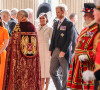 Le prince Harry, duc de Sussex, et Meghan Markle, duchesse de Sussex, lors de la messe célébrée à la cathédrale Saint-Paul de Londres, dans le cadre du jubilé de platine (70 ans de règne) de la reine Elisabeth II d'Angleterre. Londres, le 3 juin 2022.