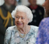 La reine d'Angleterre lors de l'inauguration de l'hospice de la Tamise à Maidenhead, Berkshire, Royaume Uni.