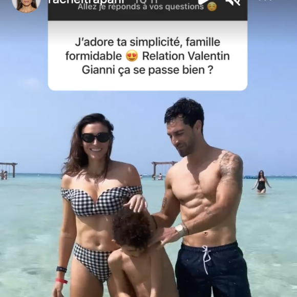 Rachel Legrain-Trapani forme une famille recomposée avec son compagnon Valentin Léonard - Instagram