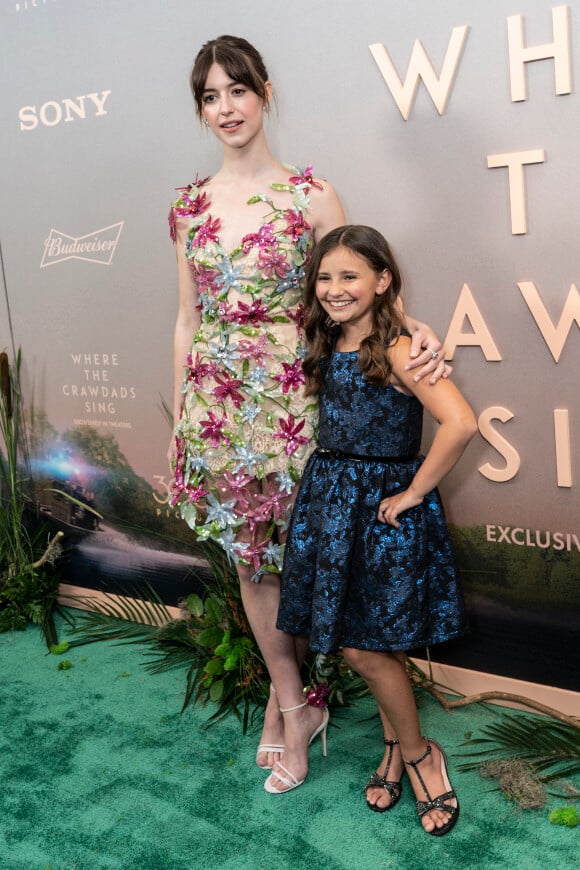 Daisy Edgar-Jones and Jojo Regina à la première du film "Where The Crawdads" à New York, le 11 juillet 2022. 