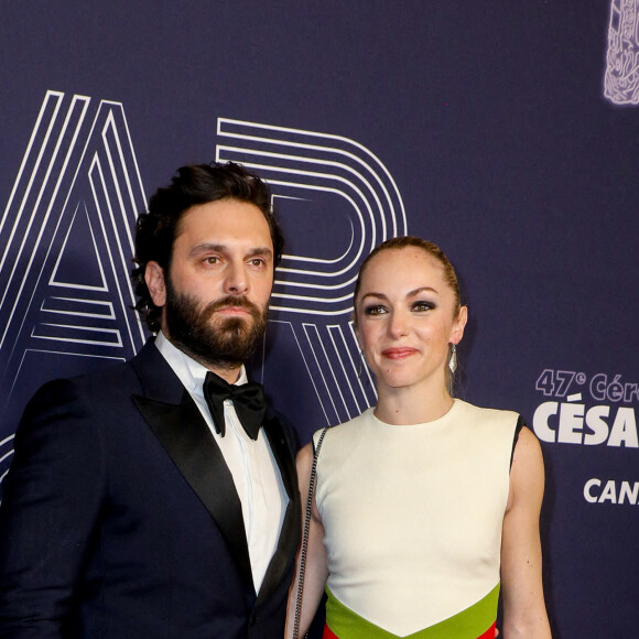 Pio Marmaï, Charlotte Ranson - Photocall de la 47ème édition de la cérémonie des César à l'Olympia à Paris, le 25 février 2022. © Borde-Jacovides/Bestimage 