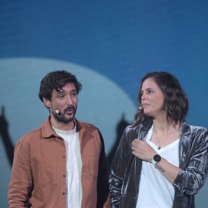 Jérémy Frérot, Laure Manaudou - Surprises - Enregistrement de l'émission "La Chanson secrète 11" à Paris, diffusée le 24 juin sur TF1. © Cyril Moreau / Bestimage 